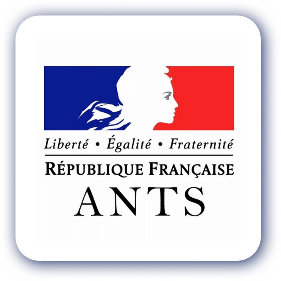 Logo ANTS - Agence Nationale des Titres Sécurisés