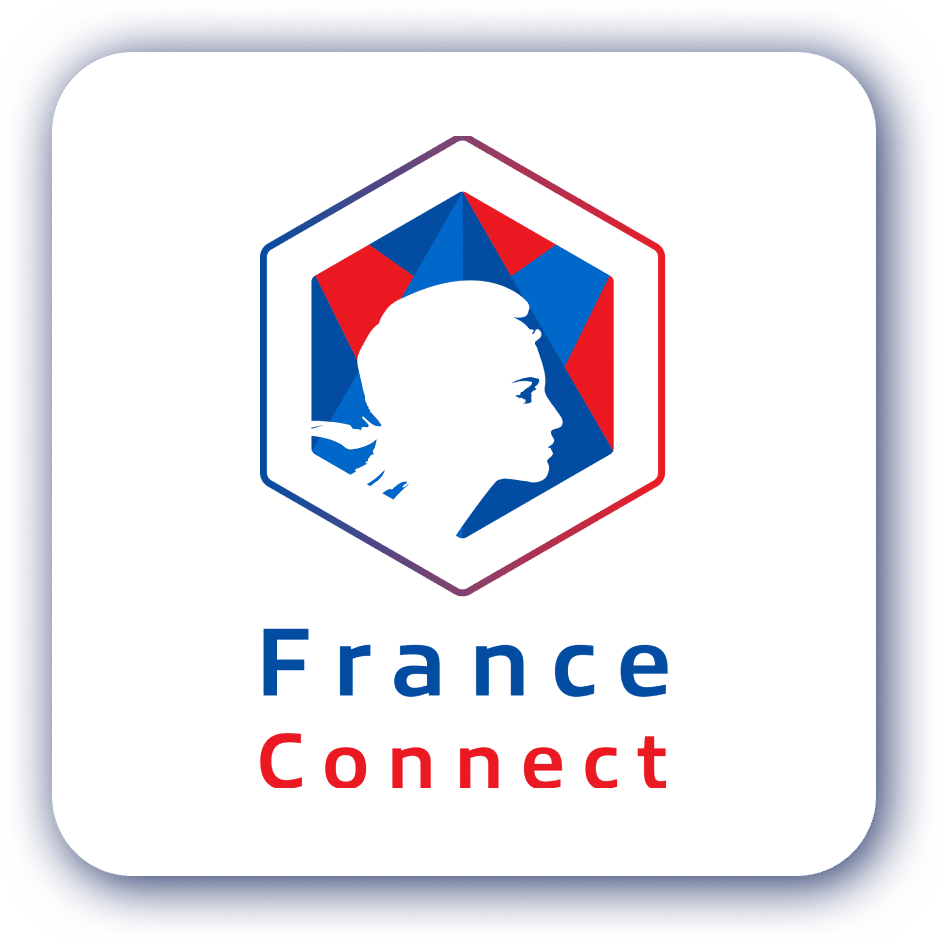 Logo FranceConnect - connexion identité numérique