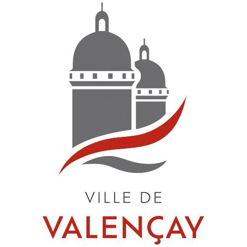 Logo ville de Valencay - cliente Utopia